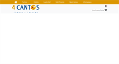 Desktop Screenshot of 4cantos.com.br