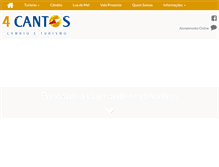 Tablet Screenshot of 4cantos.com.br